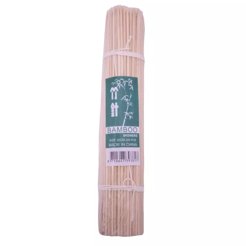 Sate stokjes 25 cm ( 3 mm dik )