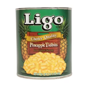 Ananas Stukjes op siroop 850 g "Ligo"