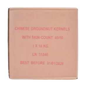 Grondnoten gepeld Shandong 40/50 10 kg met vlies