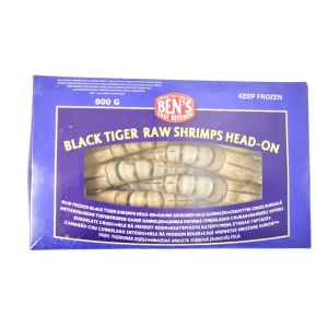Garnalen met kop (HOSO) Black Tiger 16/20