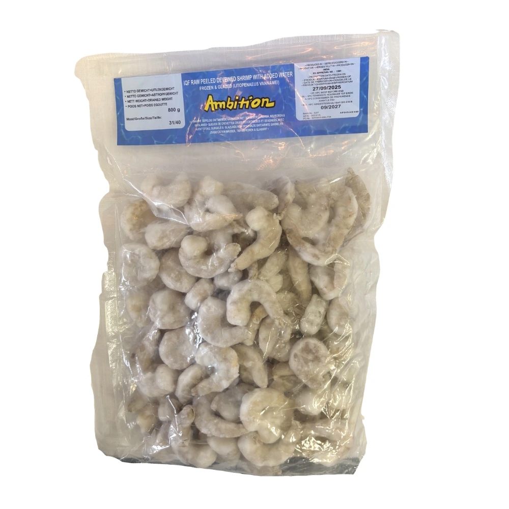 Gepelde rauwe garnalen (P&D) Vannamei 31/40